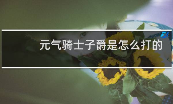 元气骑士子爵是怎么打的