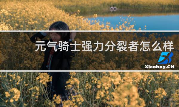元气骑士强力分裂者怎么样
