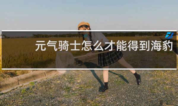 元气骑士怎么才能得到海豹