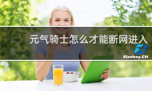元气骑士怎么才能断网进入