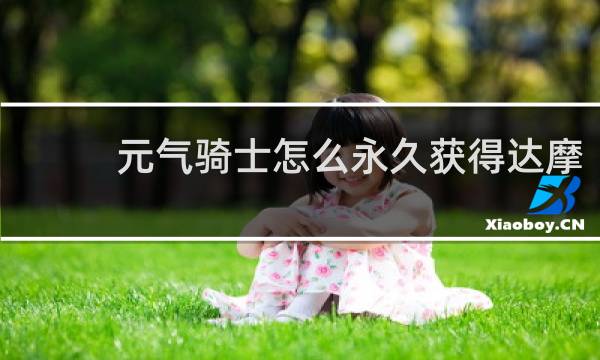 元气骑士怎么永久获得达摩