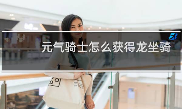 元气骑士怎么获得龙坐骑