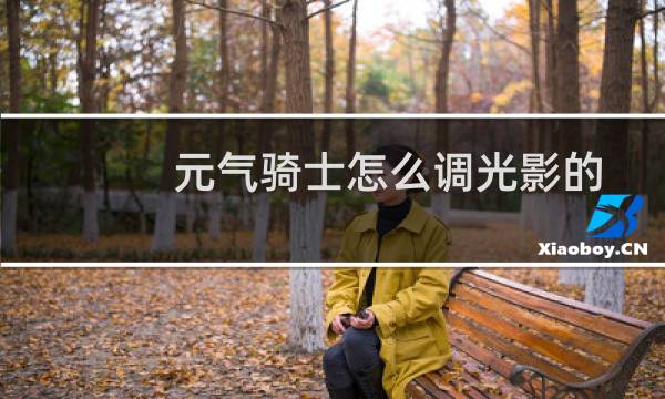 元气骑士怎么调光影的