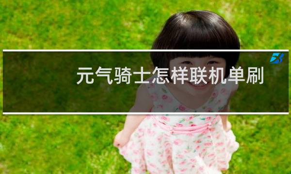 元气骑士怎样联机单刷