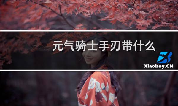 元气骑士手刃带什么