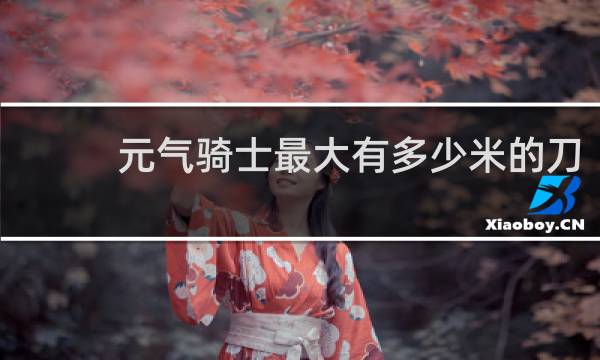 元气骑士最大有多少米的刀