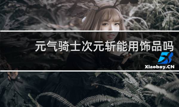 元气骑士次元斩能用饰品吗