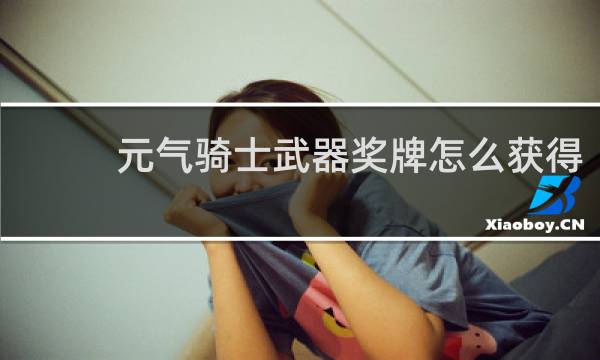 元气骑士武器奖牌怎么获得