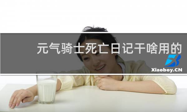 元气骑士死亡日记干啥用的