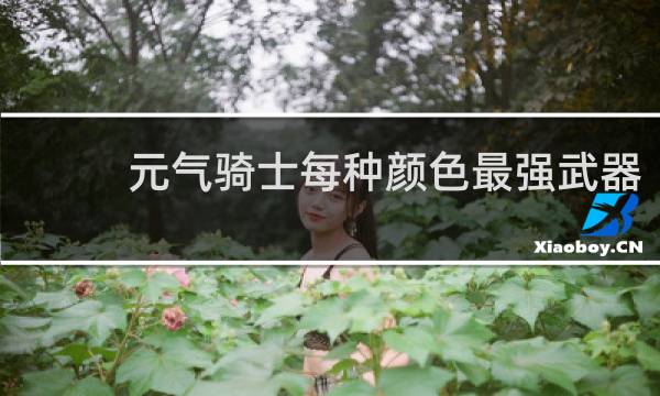 元气骑士每种颜色最强武器