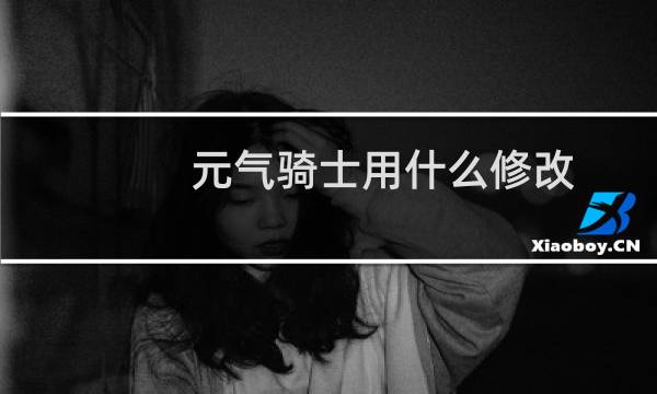 元气骑士用什么修改