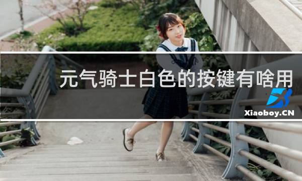 元气骑士白色的按键有啥用