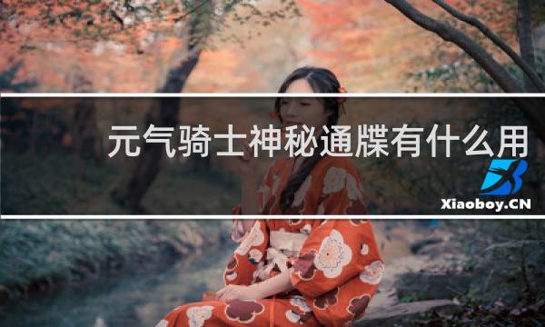 元气骑士神秘通牒有什么用