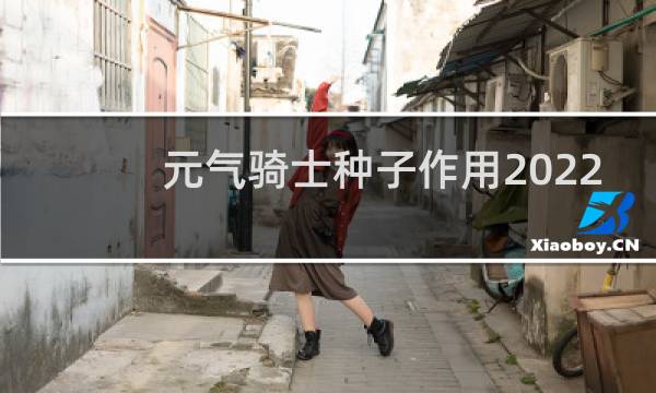 元气骑士种子作用2022
