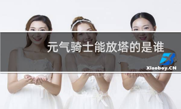 元气骑士能放塔的是谁