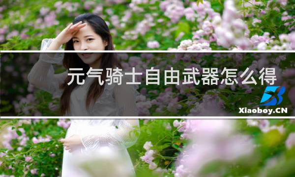 元气骑士自由武器怎么得