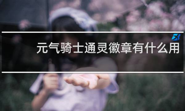 元气骑士通灵徽章有什么用