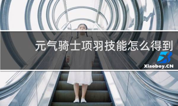 元气骑士项羽技能怎么得到
