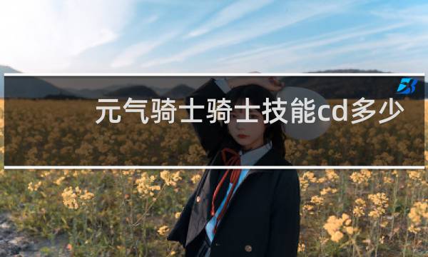 元气骑士骑士技能cd多少