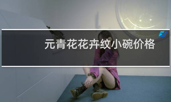 元青花花卉纹小碗价格