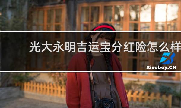 光大永明吉运宝分红险怎么样