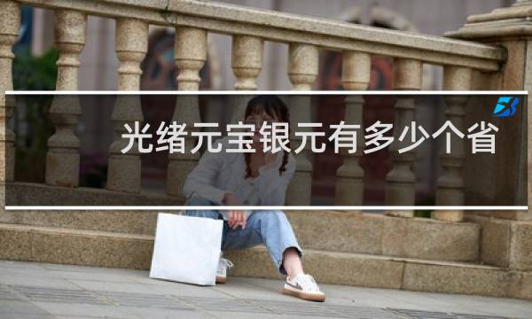 光绪元宝银元有多少个省
