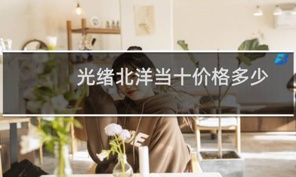 光绪北洋当十价格多少