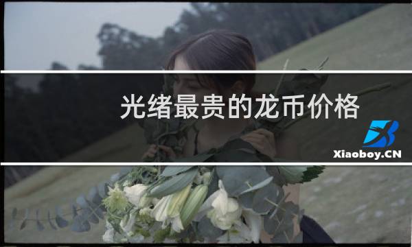 光绪最贵的龙币价格