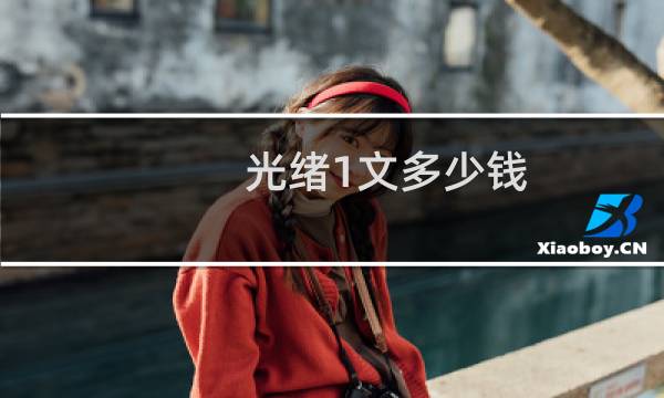 光绪1文多少钱
