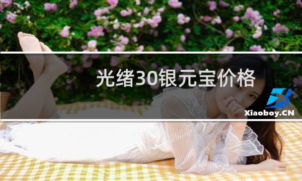 光绪30银元宝价格