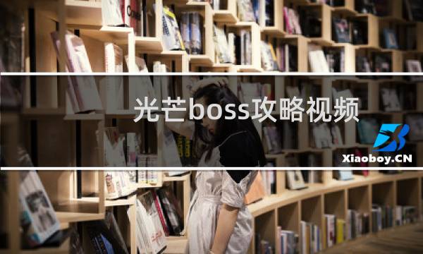 光芒boss攻略视频