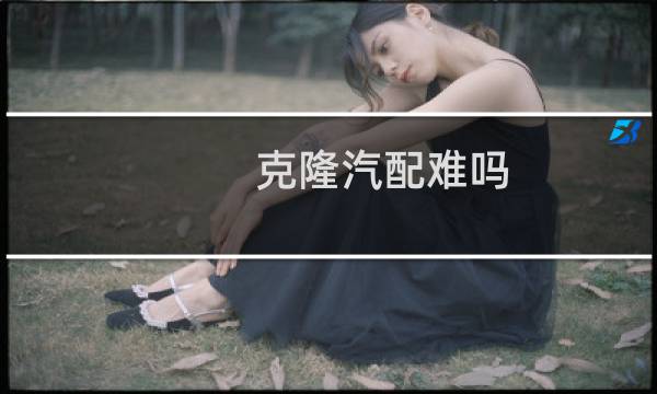 克隆汽配难吗