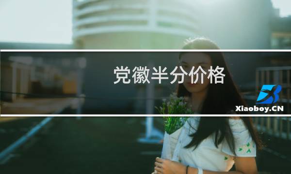 党徽半分价格