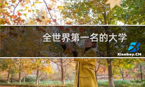 全世界第一名的大学