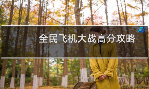全民飞机大战高分攻略