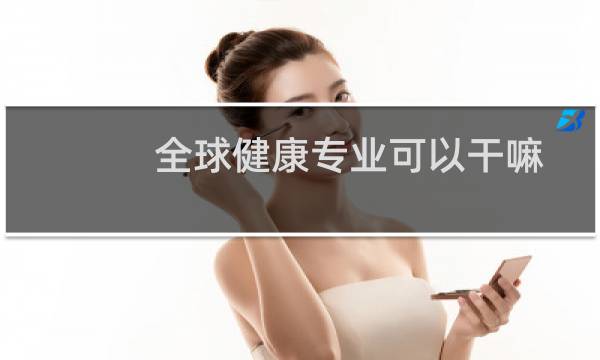 全球健康专业可以干嘛