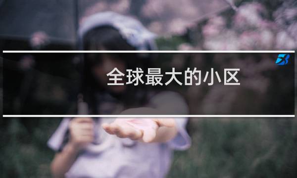 全球最大的小区