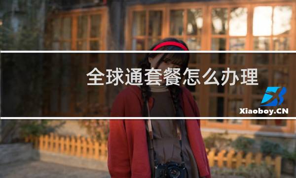 全球通套餐怎么办理