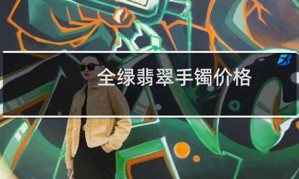 全绿翡翠手镯价格