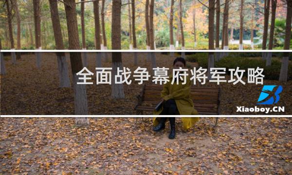 全面战争幕府将军攻略