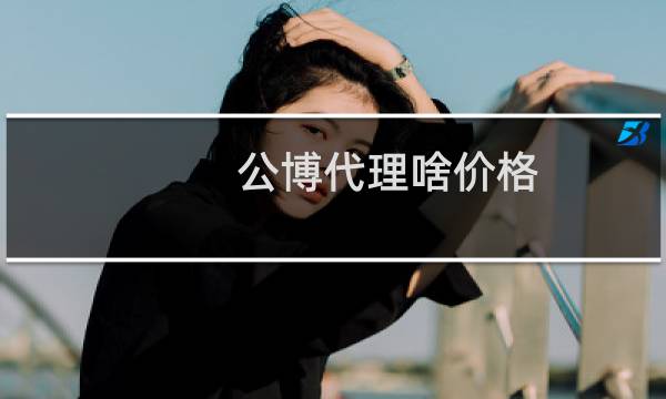 公博代理啥价格