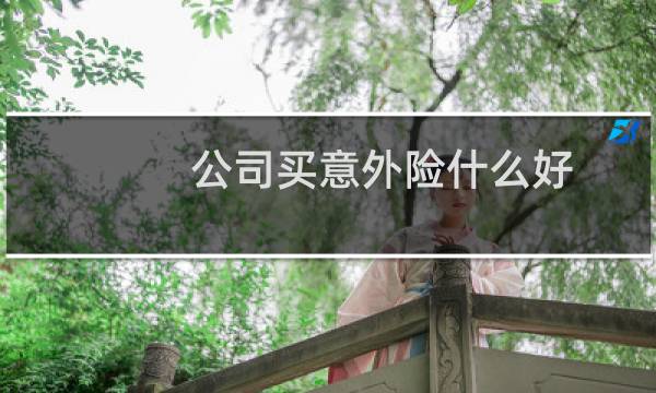 公司买意外险什么好