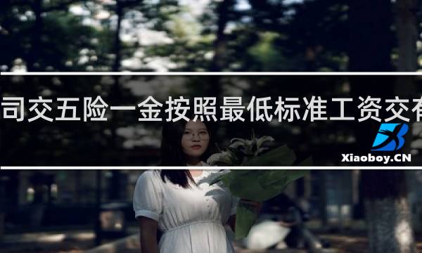 公司交五险一金按照最低标准工资交有问题吗