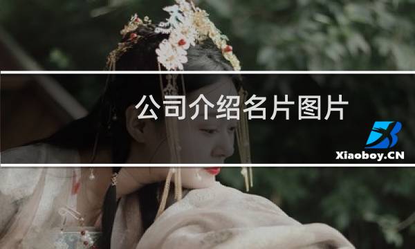 公司介绍名片图片