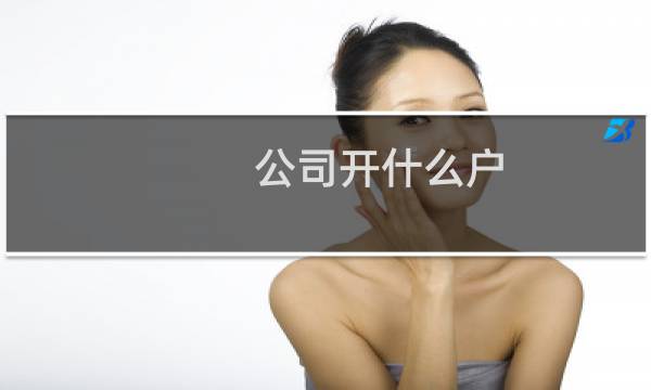 公司开什么户