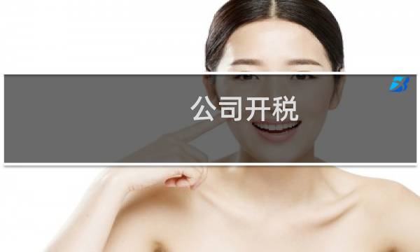 公司开税