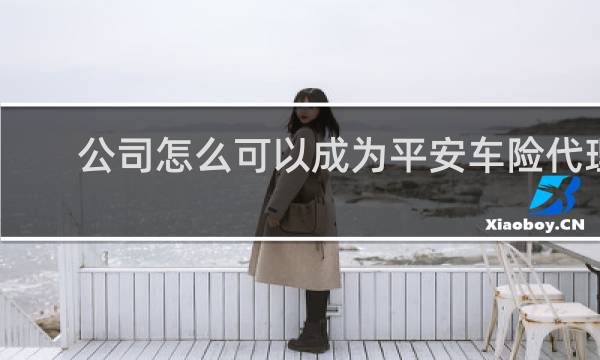 公司怎么可以成为平安车险代理
