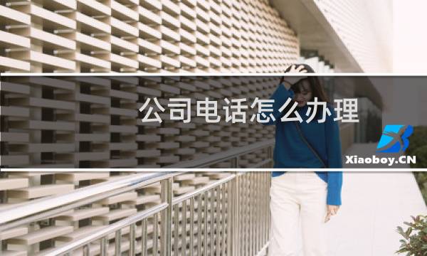 公司电话怎么办理