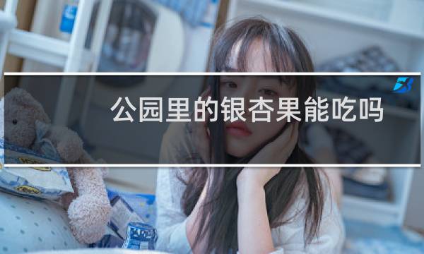 公园里的银杏果能吃吗