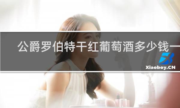 公爵罗伯特干红葡萄酒多少钱一瓶